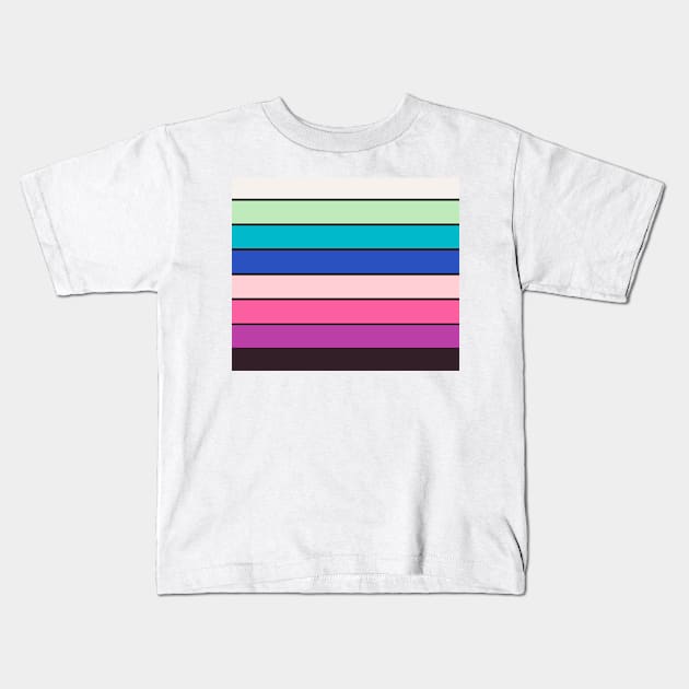 Colors Kids T-Shirt by timegraf